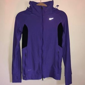 Nike Dri fit full zip jacket with a good